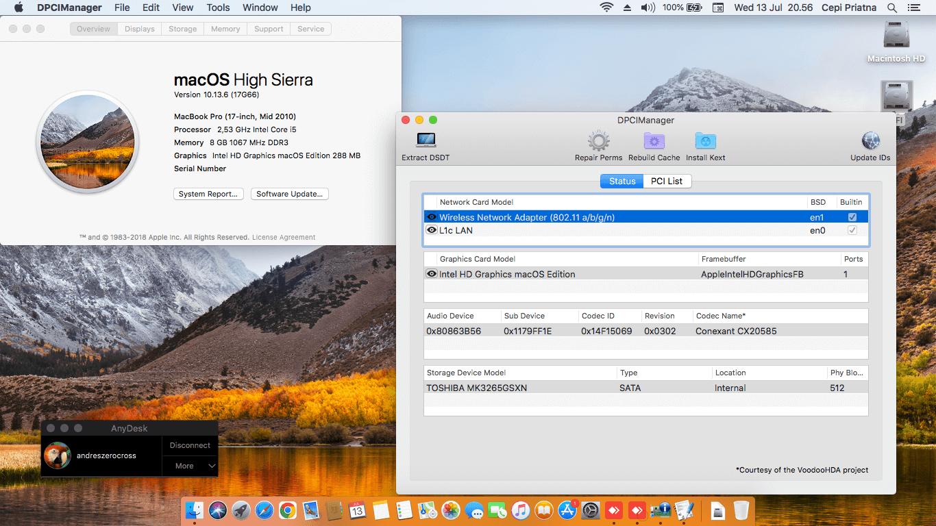 Toshiba Satellite C640 [Intel 1st Gen + PS2]   OpenCore 1